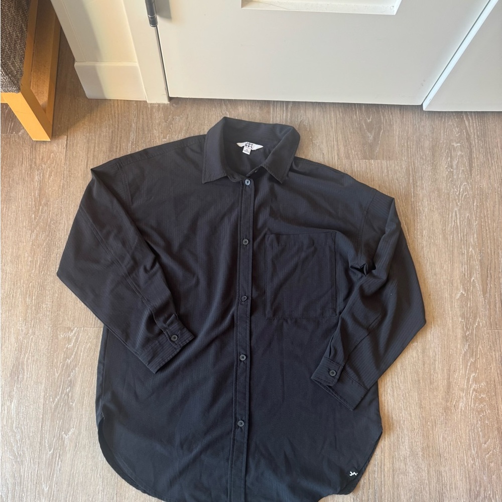 JoyLab Men's Charcoal Button Down Shirt